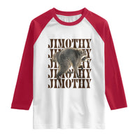 Jimothy The Raccoon Raglan Shirt Vintage Trash Panda Animal Lover Gift