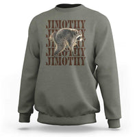 Jimothy The Raccoon Sweatshirt Vintage Trash Panda Animal Lover Gift