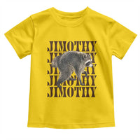 Jimothy The Raccoon Toddler T Shirt Vintage Trash Panda Animal Lover Gift