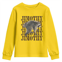 Jimothy The Raccoon Youth Sweatshirt Vintage Trash Panda Animal Lover Gift