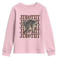 Jimothy The Raccoon Youth Sweatshirt Vintage Trash Panda Animal Lover Gift