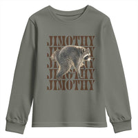 Jimothy The Raccoon Youth Sweatshirt Vintage Trash Panda Animal Lover Gift