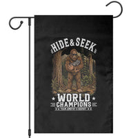 Bigfoot Jimothy The Raccoon Cryptid Animal Friendship Garden Flag Hide And Seek World Champions