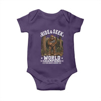 Bigfoot Jimothy The Raccoon Cryptid Animal Friendship Baby Onesie Hide And Seek World Champions