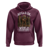Bigfoot Jimothy The Raccoon Cryptid Animal Friendship Hoodie Hide And Seek World Champions