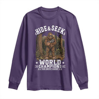 Bigfoot Jimothy The Raccoon Cryptid Animal Friendship Long Sleeve Shirt Hide And Seek World Champions