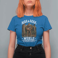 Bigfoot Jimothy The Raccoon Cryptid Animal Friendship T Shirt For Women Hide And Seek World Champions