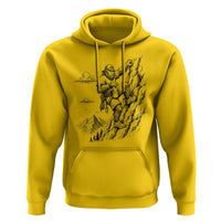 Funny Bigfoot Mountain Climber Hoodie Outdoor Hiking Adventure