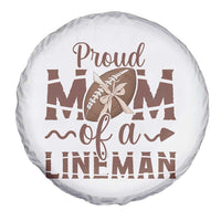 Football Mom Gift Spare Tire Cover Proud Mom Of A Lineman - Wonder Print Shop