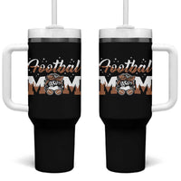 Football Mom Life Tumbler With Handle Sports Fan Gift For Women - Wonder Print Shop
