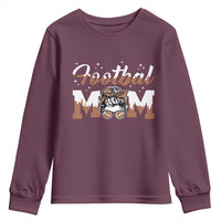 Football Mom Life Youth Sweatshirt Sports Fan Gift For Women - Wonder Print Shop