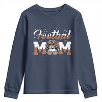 Football Mom Life Youth Sweatshirt Sports Fan Gift For Women - Wonder Print Shop