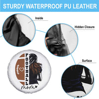 Proud Football Mom Spare Tire Cover Game Day Supporter Gift - Wonder Print Shop