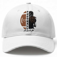 Proud Football Mom Baseball Cap Game Day Supporter Gift
