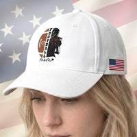 Proud Football Mom Baseball Cap Game Day Supporter Gift