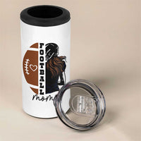 Proud Football Mom 4 in 1 Can Cooler Tumbler Game Day Supporter Gift - Wonder Print Shop