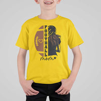 Proud Football Mom T Shirt For Kid Game Day Supporter Gift - Wonder Print Shop