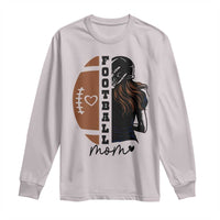 Proud Football Mom Long Sleeve Shirt Game Day Supporter Gift - Wonder Print Shop