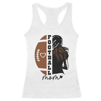 Proud Football Mom Racerback Tank Top Game Day Supporter Gift - Wonder Print Shop