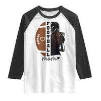 Proud Football Mom Raglan Shirt Game Day Supporter Gift - Wonder Print Shop