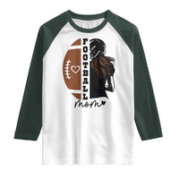 Proud Football Mom Raglan Shirt Game Day Supporter Gift - Wonder Print Shop