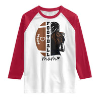 Proud Football Mom Raglan Shirt Game Day Supporter Gift - Wonder Print Shop