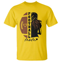 Proud Football Mom T Shirt Game Day Supporter Gift - Wonder Print Shop
