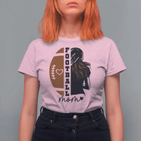 Proud Football Mom T Shirt For Women Game Day Supporter Gift - Wonder Print Shop