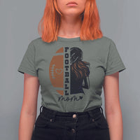 Proud Football Mom T Shirt For Women Game Day Supporter Gift - Wonder Print Shop