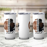 Proud Football Mom Tumbler Cup Game Day Supporter Gift - Wonder Print Shop