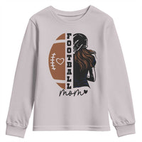 Proud Football Mom Youth Sweatshirt Game Day Supporter Gift - Wonder Print Shop