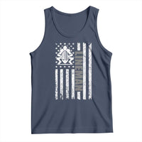 Proud Football Lineman Tank Top American Flag Sports Gift - Wonder Print Shop