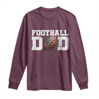 Football Dad Long Sleeve Shirt Sports Fan Gift For Men - Wonder Print Shop