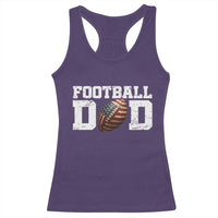 Football Dad Racerback Tank Top Sports Fan Gift For Men - Wonder Print Shop