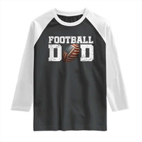 Football Dad Raglan Shirt Sports Fan Gift For Men - Wonder Print Shop