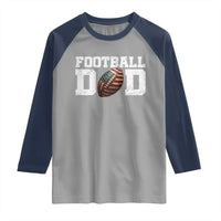 Football Dad Raglan Shirt Sports Fan Gift For Men - Wonder Print Shop
