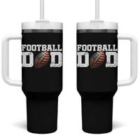 Football Dad Tumbler With Handle Sports Fan Gift For Men - Wonder Print Shop