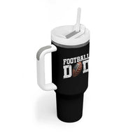 Football Dad Tumbler With Handle Sports Fan Gift For Men - Wonder Print Shop