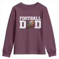 Football Dad Youth Sweatshirt Sports Fan Gift For Men - Wonder Print Shop