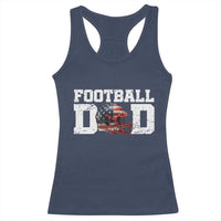 Proud Football Dad Racerback Tank Top Funny Sports Fan Gift - Wonder Print Shop
