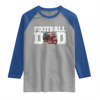 Proud Football Dad Raglan Shirt Funny Sports Fan Gift - Wonder Print Shop