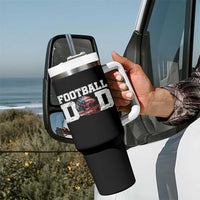 Proud Football Dad Tumbler With Handle Funny Sports Fan Gift - Wonder Print Shop