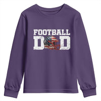 Proud Football Dad Youth Sweatshirt Funny Sports Fan Gift - Wonder Print Shop