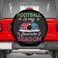Football Is My Favorite Season Spare Tire Cover Christmas Holiday Sports Gift - Wonder Print Shop
