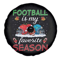 Football Is My Favorite Season Spare Tire Cover Christmas Holiday Sports Gift - Wonder Print Shop