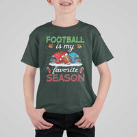 Football Is My Favorite Season T Shirt For Kid Christmas Holiday Sports Gift - Wonder Print Shop