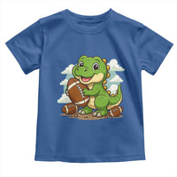 Cute Dinosaur Playing Football Toddler T Shirt Funny Kids Gift - Wonder Print Shop