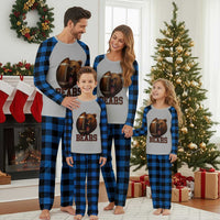 Fear The Bear Football Plaid Pajama Set Game Day Sports Fan Gift - Wonder Print Shop