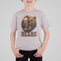 Fear The Bear Football T Shirt For Kid Game Day Sports Fan Gift - Wonder Print Shop