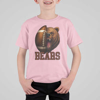 Fear The Bear Football T Shirt For Kid Game Day Sports Fan Gift - Wonder Print Shop